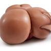 Giocattoli sessuali di simulazione marroni con vagina vergine e anale, masturbatore maschile a grandezza naturale con culo di figa, giocattoli sessuali di simulazione per la masturbazione maschile