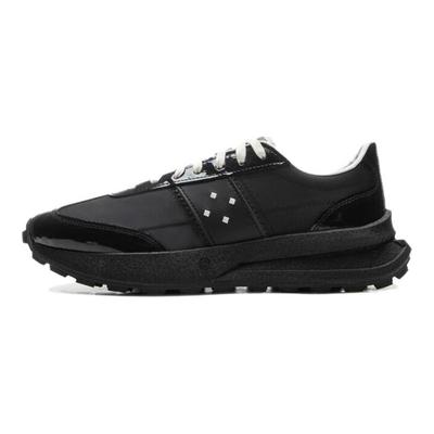 Li Ning Light Boat Trendy Retro Antiscivolo Durevole Scarpe Casual Basse Unisex Scarpe Casual Nere AZGV073-1