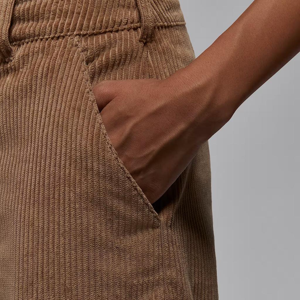 Jordan Flight Chicago Solid Color Loose Comfortable Cargo Pants Women pants Yellow HV0347-200