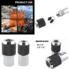 Professional Threading Tool Accessories Set Two Size Tap Socket Extractor for 3/8" Square Wrench and Taps Reamers