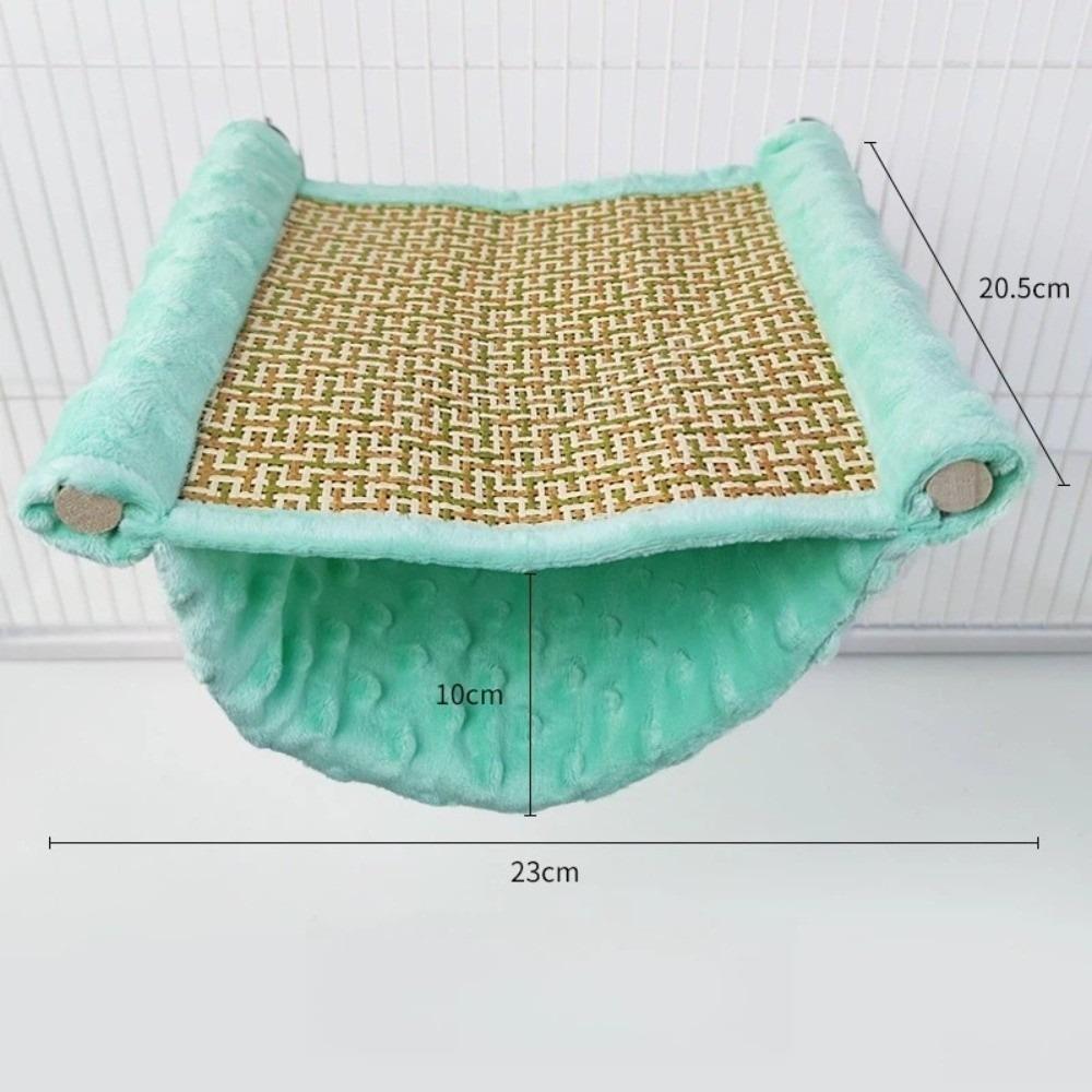 New Summer Parrot Hammock Breathable Hanging Type Pet Bird Cage Swing Double-layered Budgie Hammock Cage Decor