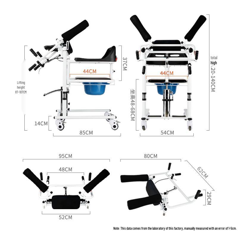 Hydraulic Lift Meal Table & Transfer Belt for Elderly and Bedridden Care