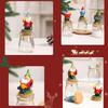 Christmas Themed Resins Dwarf Gnomes Figurine Candy Jar Glass Cookie Food Storage Container Table Decors Ornament Gift