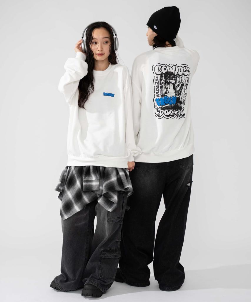 WEGO Graphic Pullover Long Sleeve Sizes Pattern 17 Men's Sweatshirt, Top, S-XL, Fall/Winter, Gift,