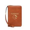 2024 RFID-Blocking Passport Holder & Travel Wallet with Zipper Closure