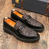 2025 summer new leather shoes men's high-end business casual shoes breathable men's leather shoes men's one-pedal lazy shoes