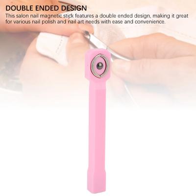 3pcs Nail Magnetic Wand for Gel Polish Double Ended 3 Effects Nail Magnet for Home DIY Salon Studio