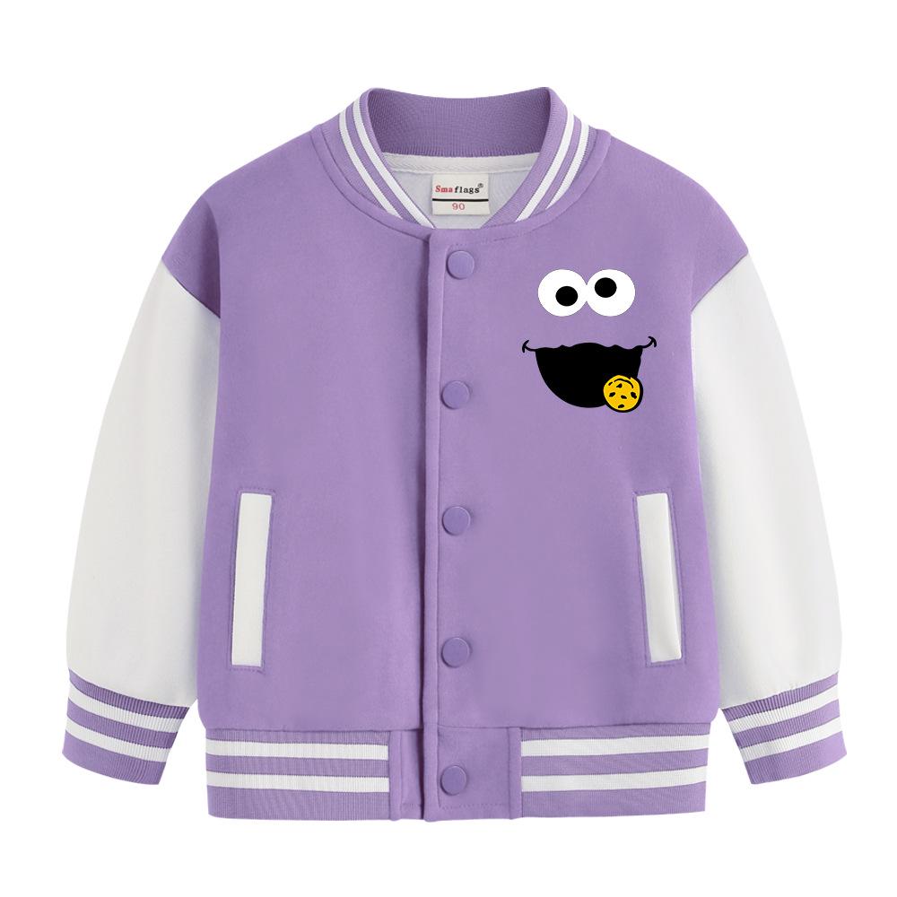 Boys Plus Velvet Baseball Jacket - Autumn Winter 2024 100 cm
