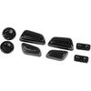 Carbon Fiber Front Seat Adjustment Button Panel Trim Accessories for Toyota Tundra 2022+ Sequoia 2023+ Tacoma 2024+ 4Runner 2025+(Button Cover)