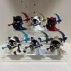Genuine Cute Cat with Scythe Blind Box Toys Cute Calico Cat Cape Cat Action Figure Desktop Collection Ornaments Kids Gifts