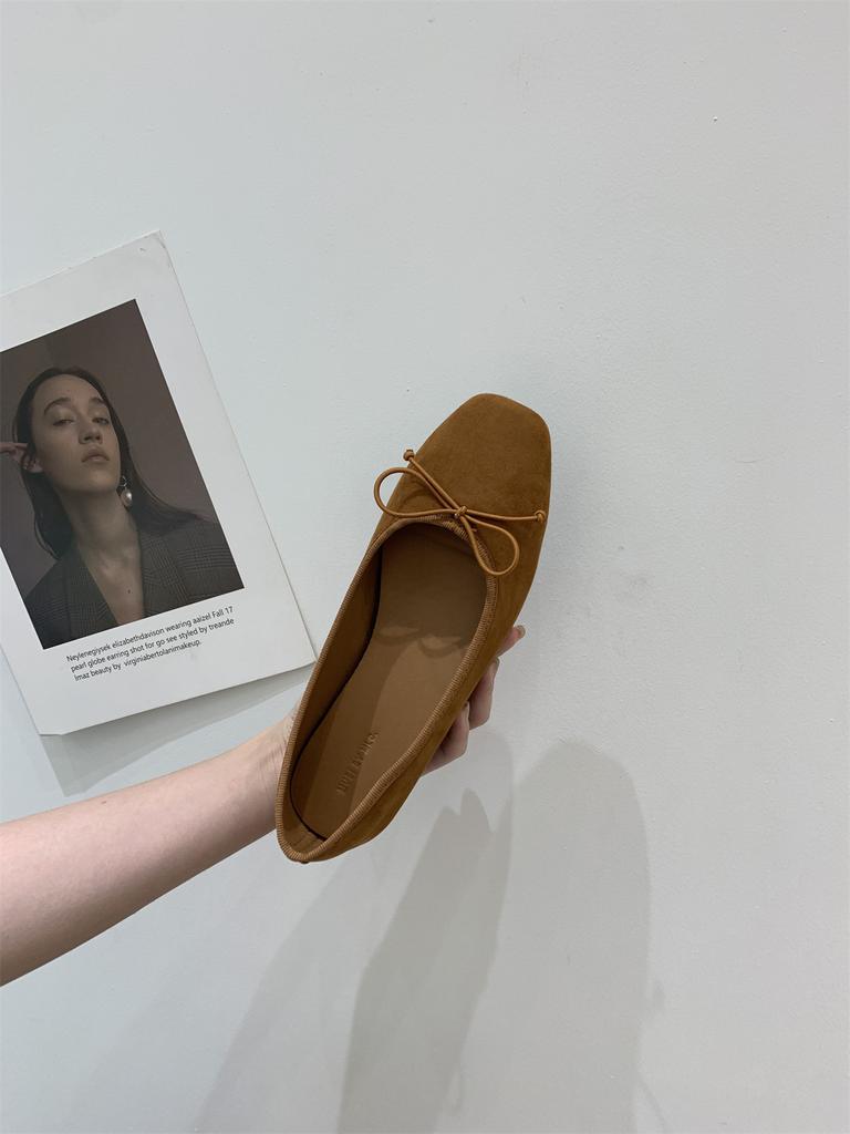 Fashion IPPEUM Women Velvet Ballet Flats Round Toe Shoes For Women 2025 New Leopard Mary Jane Shoes Ballerinas Zapatos Mujer