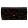 LOUIS VUITTON M61578 Monogram leather Portefeuille Emily Purse Brown leather Women Used
