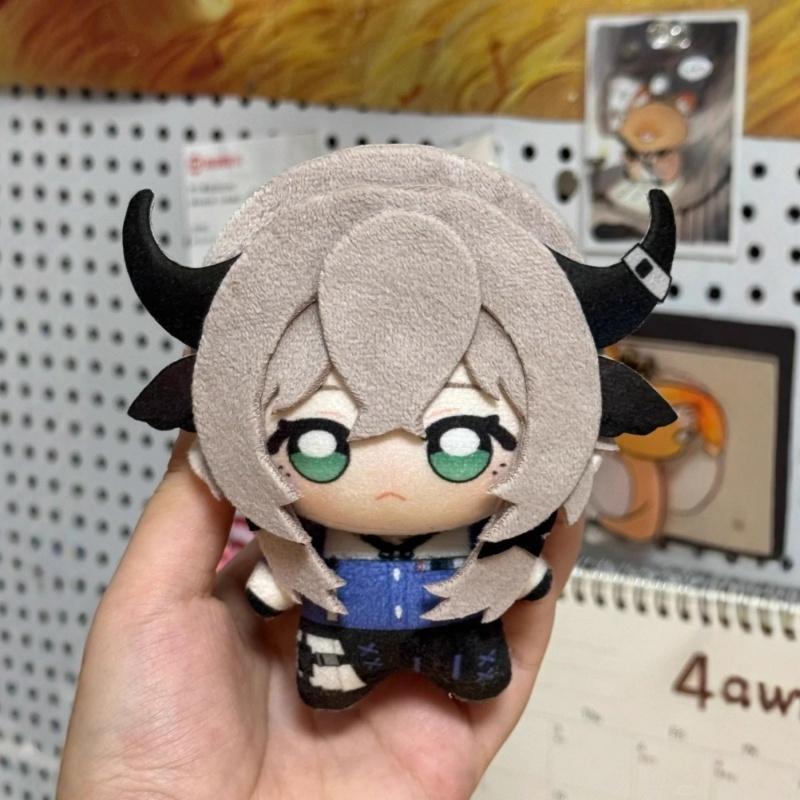 10cm Arknights Shu Plüschtier Niedliche Mini-Stofffigur Cosplay Dekoration Fans Geschenk