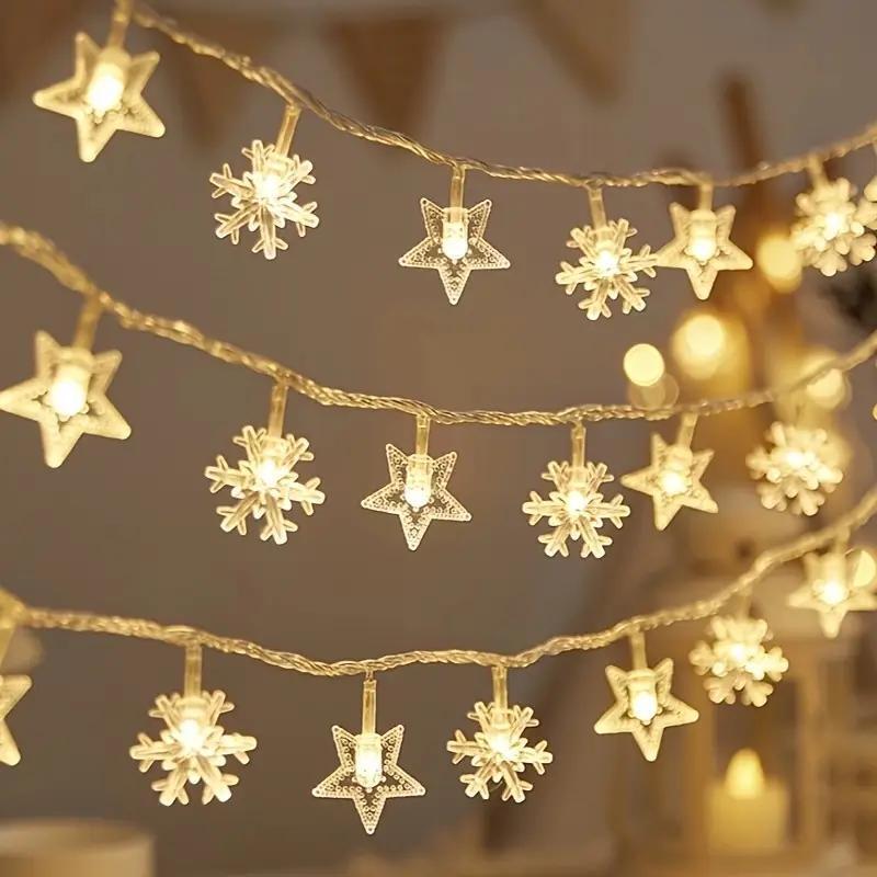 OEING Outdoor Starry LED Fairy String Lights
