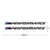 2pcs M Power M Performance Car Body Sticker For BMW E30 E36 E39 E46 E60 E61 E64 E70 E71 E85 E87 E90 E83 F10 F20 F30 E80 M3 M5