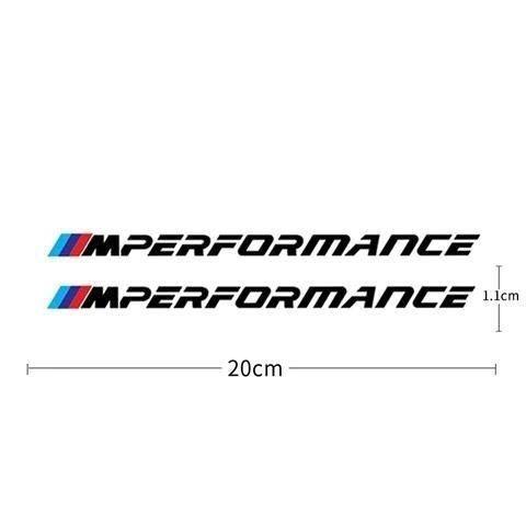 2pcs M Power M Performance Car Body Sticker For BMW E30 E36 E39 E46 E60 E61 E64 E70 E71 E85 E87 E90 E83 F10 F20 F30 E80 M3 M5
