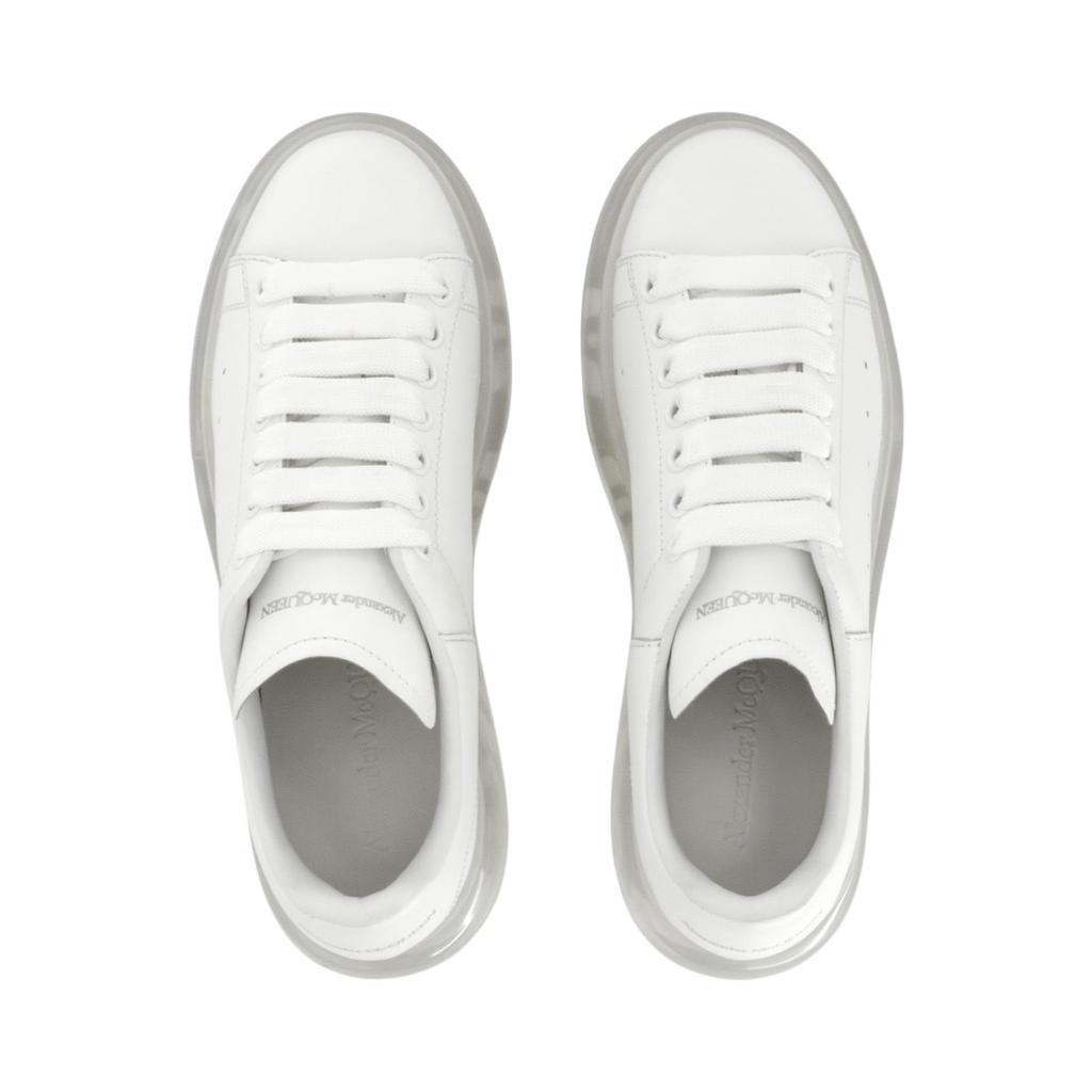 (WMNS) Alexander McQueen Oversized Sneaker 'White Clear Sole' Women's 611698WHX989000
