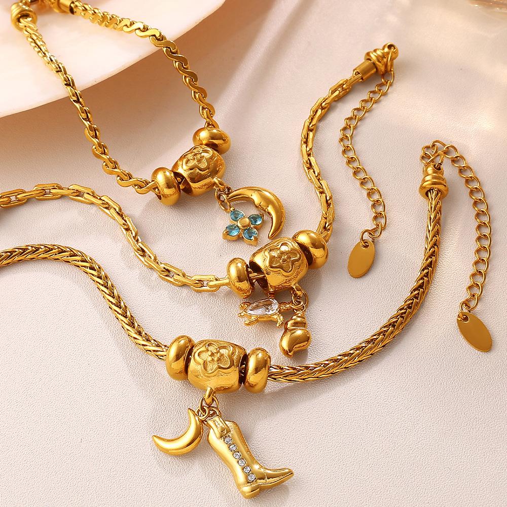Bead-piercing Snake Bone Bracelet String Bracelet High-quality Positioning Bead Spacer Simple Fixed Bead Spacer Women's Model