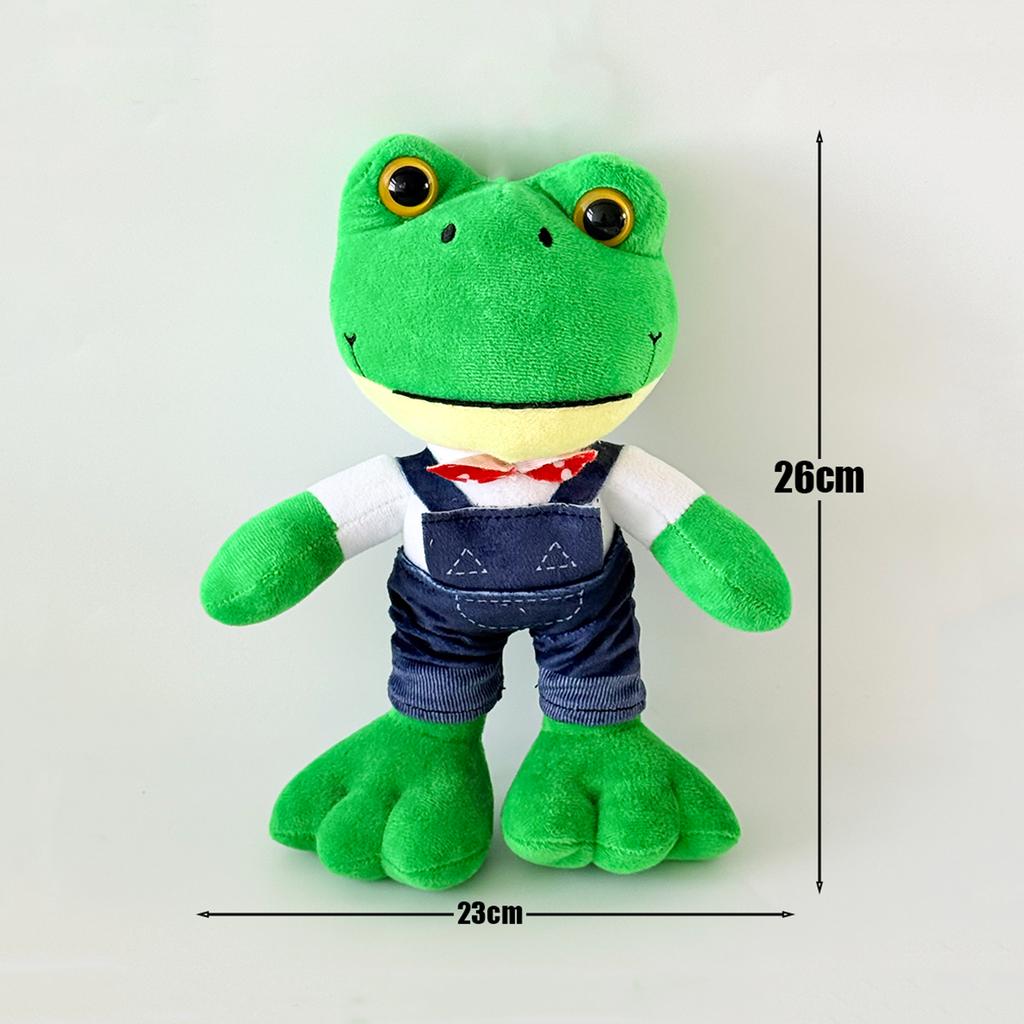 TreasuringU New Cute Magic Expression Plush Dolls Cartoon Girl Frog Couple Plush Toy Soft Long Leg Frog Christmas Gifts