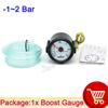 AD 52mm Car Turbo Boost Gauge Turbin -30~30 PSI -1~2 Bar Blue Backlight Pointer Clock Vacuums Round Instrument Meter DIGIT GAUG