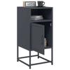 Nightstands 2 Pcs Anthracite 36 X 39 X 78 Cm Steel