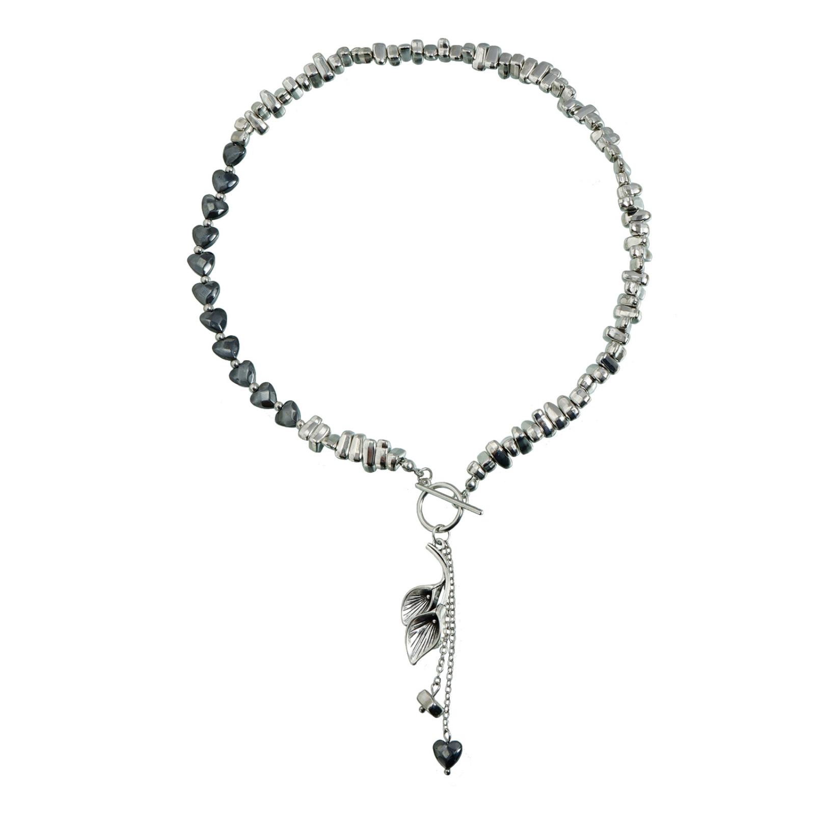 

Високоякісне Чорне Серце Квітка Намисто, Легкорозкішні та Сексуальні Прикраси One Size