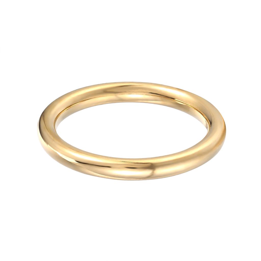 Titanium Steel Smooth Ring Simple 3Mm Plain Ring Ins Fashionable And Versatile Couple Ring Premium Durable Quality