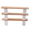 1/12 Dollhouse Mini Furniture Display Shelf Multi Storage Rack Organizer Realistic Decor for Dollhouse Bedroom Living Room Kitchen