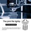 3D Printer Nozzle Stainless Extrude Head Firm Printer Thread Removable Filament Nozzle