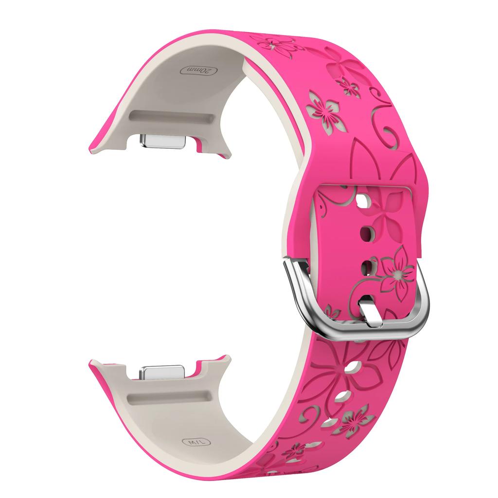 Sport Band for Samsung Galaxy watch 8/8 classic 46mm 44mm 40mm Engraved Wristband Belt Bracelets Correa Galaxy watch 8 Straps