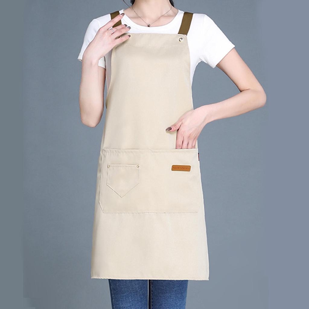 Water-Repellent Cooking Apron with Custom Print for Adults