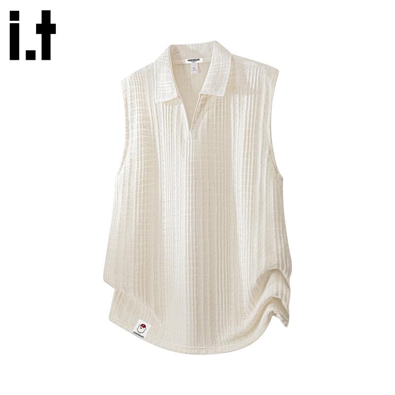 Men s Loose Fit Polo Sleeveless Vest M