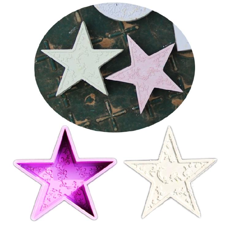 Moon Resin Mould Candle Molds Star Shaped Silicone Molds DIY Castings Molds