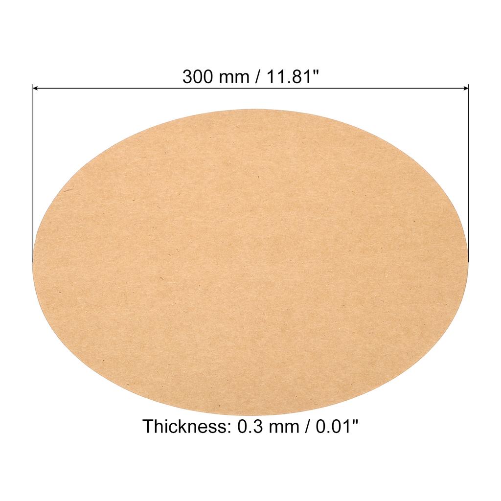 50Pcs 0.3mm Thick Round Cardboard Paper Blank Disc Circles Slices for Party Decorations DIY Craft Arts Drawing Painting Writing