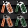 AAAAC1 Zinc Alloy Car Smart Remote Key Fob Leather Case Cover Protector Shell For Skoda Octavia 4 8 A8 2020 2021 Keychain Accessories