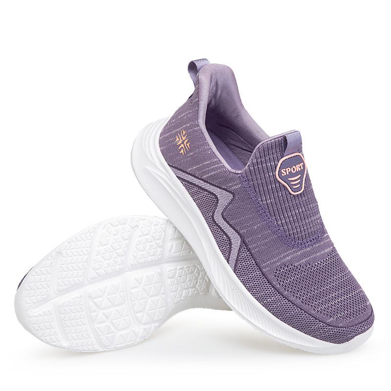 Nowe buty damskie codzienne miękkie podeszwy pojedyncze buty damskie wygodne oddychające leniwe buty buty codzienne