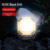 Multi-Scene Work Light with Rotating Head and Strong Magnetic Base, Ideal for Outdoor Inspections, Camping, and Courtyard Lighting.