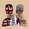 Winter Hip Hop Retro Strickmütze Britische Flagge Warme Mütze Herren Damen