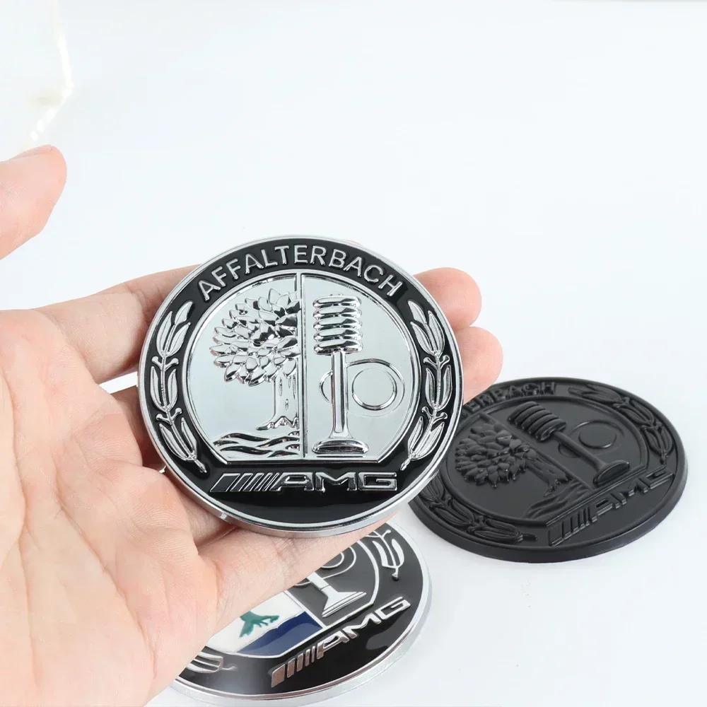UOHOY1 New 2025 For Mercedes Benz New 3D Metal Car AMG Badge Apple Tree Body Trunk Decoration Sticker Accessorie for Mercedes Benz A B