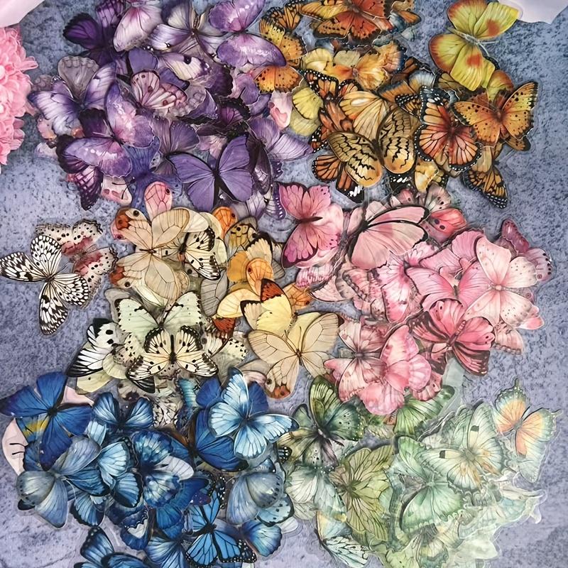 40 unidades Adesivos Graffiti Borboleta Artigos de Papelaria Embalagem de Presente Suprimentos Adesivos DIY, Adesivos para Selar Caixas, Etiquetas para Embalagem de Sacos de Decoração de Caixas de Presente