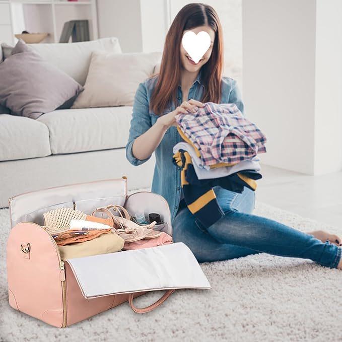 Women's Large PU Leather Fashion Carry-on Bag