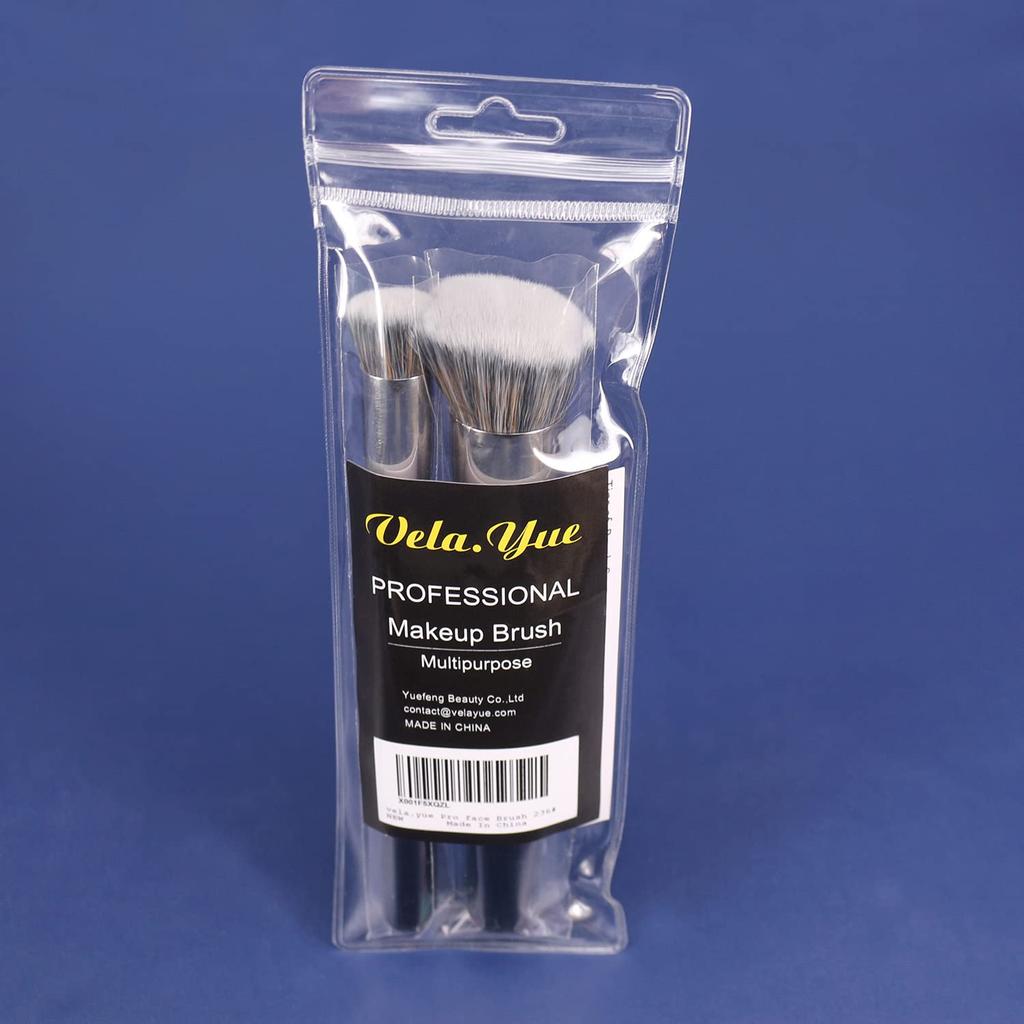 Vela.Yue Face Brush Set of 2 Foundation Brush Concealer Brush Multifunctional Makeup Brush