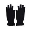 Kinuya Inner Silk Fingerless Arm Short Iron UV Silk Arm Fingerless Covers, Length, Black, Women's, 25cm-29cm, SO4131, Covers, Short,