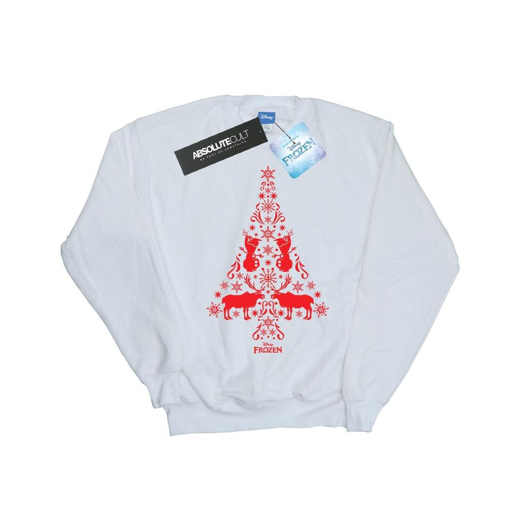 Disney Girls Frozen Christmas Tree Sweatshirt