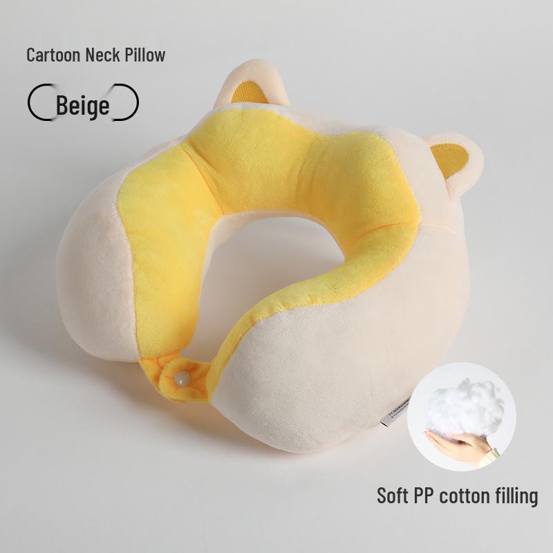 Animal Cartoon U-shaped Pillow - Cute Souvenir Gift for Kindergarten or Birthday