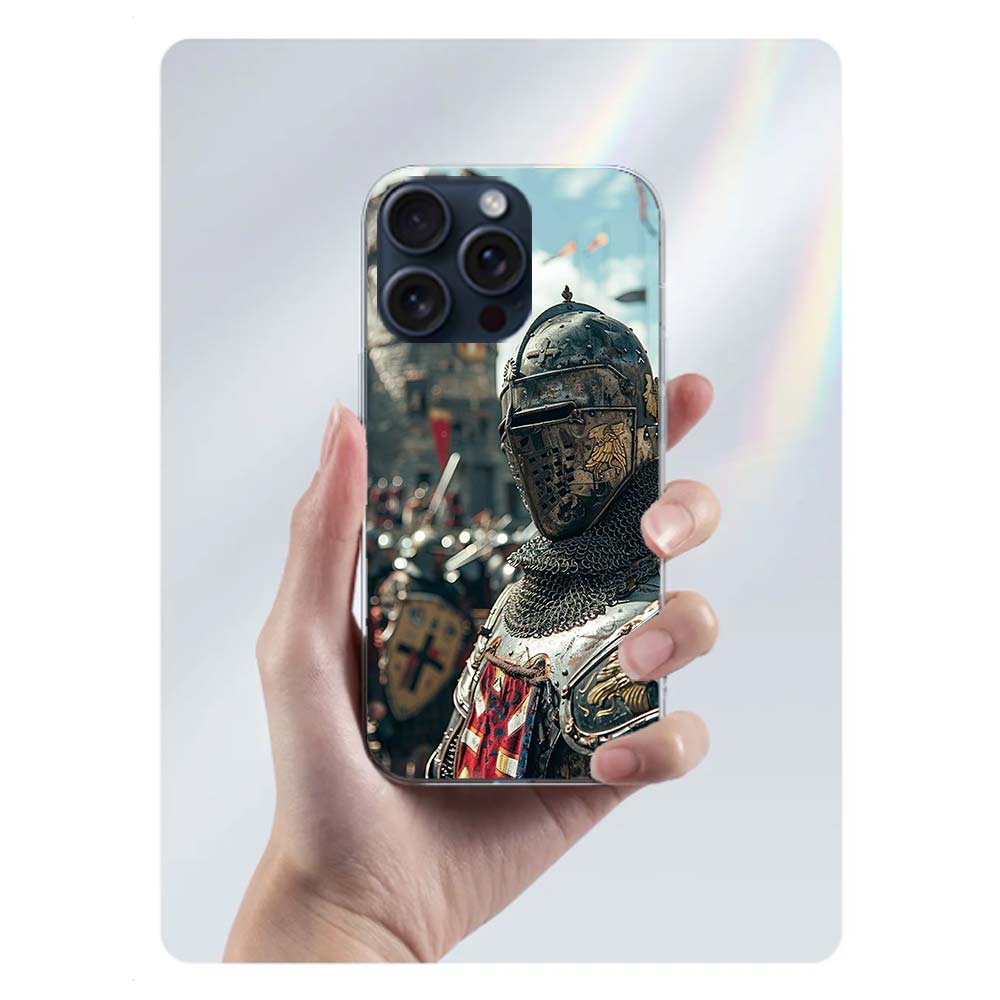 The Bright Red Crusade Clear Phone Case For Iphone 17 Air 16 Pro Max 15 Pro 14 Plus 17E 16E 11 13 12 Mini Cover Cases Fundas Cel
