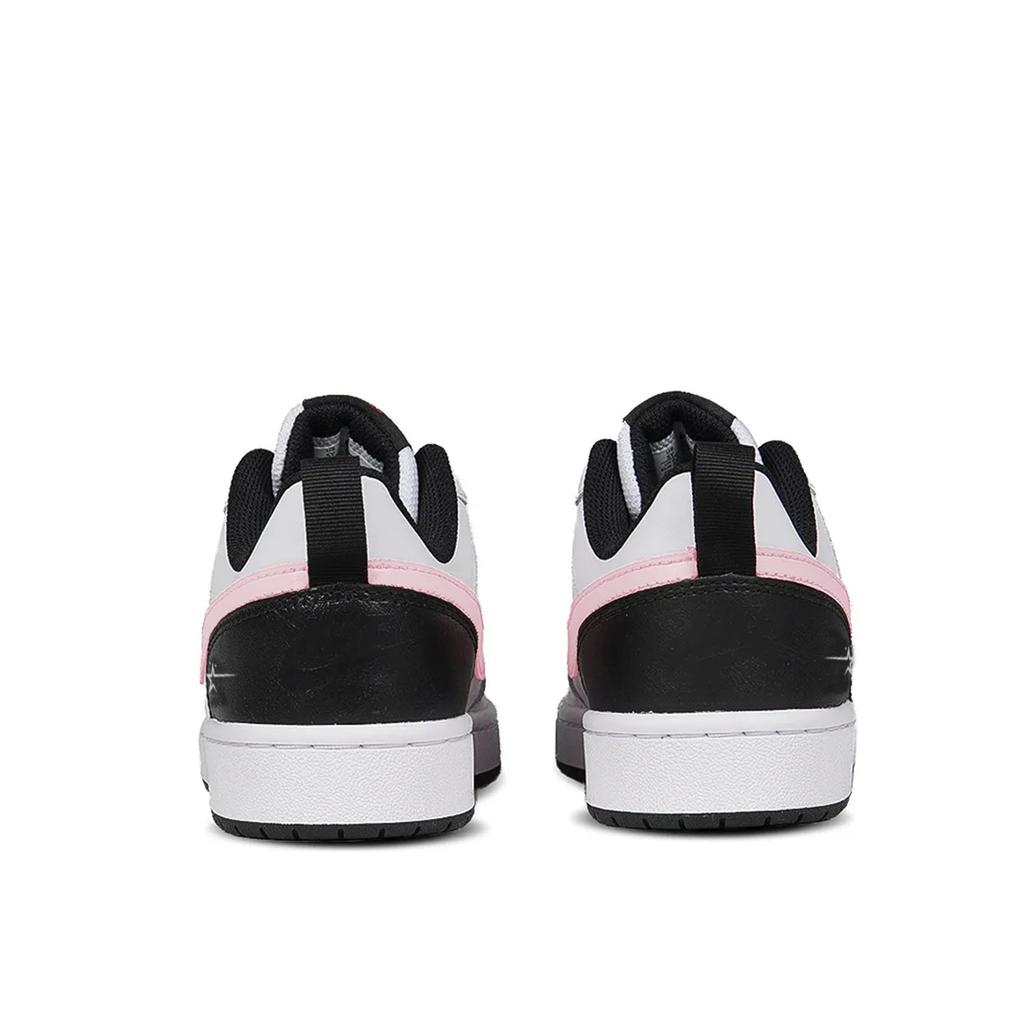 Nike Court Borough Skateboard Shoes Unisex Low Top Black Pink bq5448-110(Team-520)-Random Packaging Bags