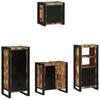 Bathroom Furniture Set with Shelf 4 pcs Solid Reclaimed Wood