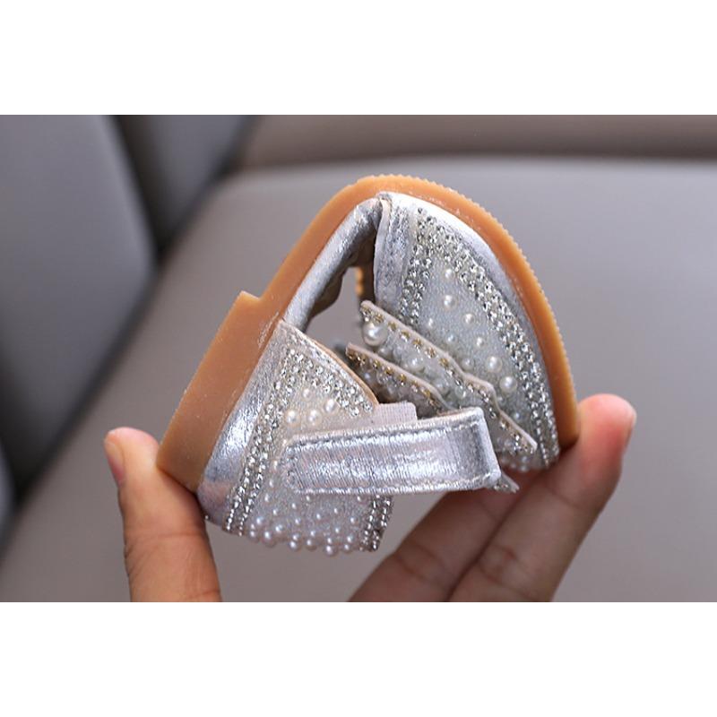 Summer new Korean-style girls' small/medium/large children's princess casual single shoes performance shoes little girl children's leather shoes