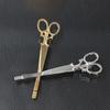 Head Jewelry Hair Pin Gold Scissors Shears Clip For Hair Tiara Barrettes Accessories Headdress For Girls